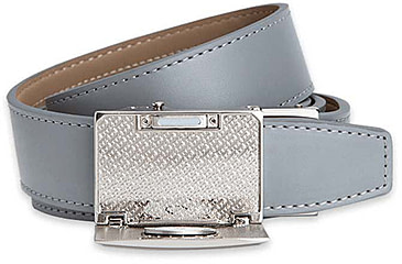 Image of Nexbelt Go-In Beveled Shield Belt, Grey, PGG7523