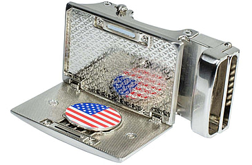 Image of Nexbelt Go-In USA Heritage Golf Belt, White, PGH6304