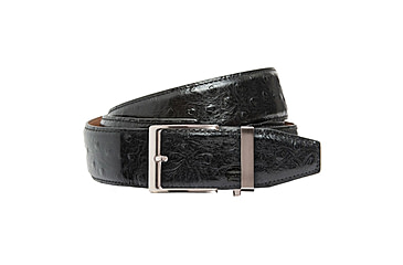 Image of Nexbelt Ostrich Belt, Black, Up to 50" Waist, PCU1220