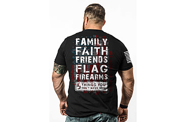 Image of Nine Line 5 Things Graphic T-Shirts - Mens, Black, Small 5THINGS-TS-BLACK-S