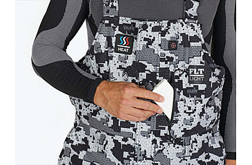 Image of Norfin Explorer Camo Heated Bibs - Mens, Camo, Large, 359103-L