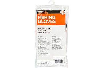 Image of Norfin Grip 3 Cut Gloves - Men's, Orange Black, Medium, 703073-02M