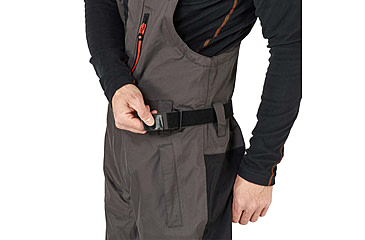 Image of Norfin Pro Dry 3 Rain Bibs - Men's, Brown Black, 2XL, 514705-XXL