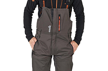 Image of Norfin Pro Dry 3 Rain Bibs - Men's, Brown Black, 2XL, 514705-XXL