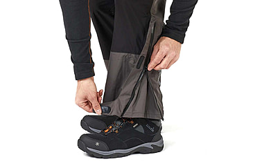 Image of Norfin Pro Dry 3 Rain Bibs - Men's, Brown Black, 2XL, 514705-XXL
