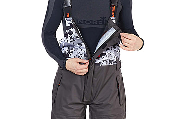 Image of Norfin Pro Dry 3 Rain Bibs - Men's, Camo, Medium, 514902-M