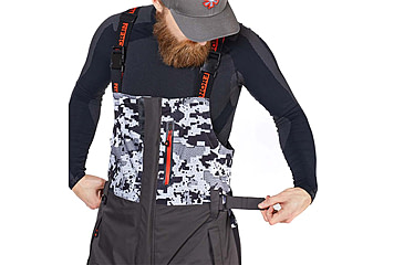 Image of Norfin Pro Dry 3 Rain Bibs - Men's, Camo, Medium, 514902-M