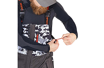 Image of Norfin Pro Dry 3 Rain Bibs - Men's, Camo, Medium, 514902-M