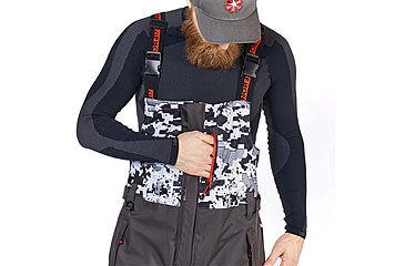 Image of Norfin Pro Dry 3 Rain Bibs - Men's, Camo, Medium, 514902-M