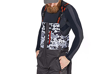 Image of Norfin Pro Dry 3 Rain Bibs - Men's, Camo, Medium, 514902-M