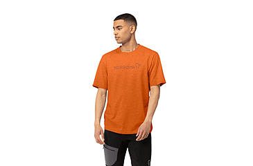 Image of Norrona /29 Cotton Norrna Viking T-Shirt - Mens, Gold Flame, Extra Large, 3422-21-1002-XL