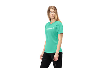 Image of Norrona /29 Cotton Norrna Viking T-Shirt - Womens, Winter Green, Extra Small, 3424-21-3009-XS