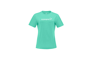 Image of Norrona /29 Cotton Norrna Viking T-Shirt - Womens, Winter Green, Extra Small, 3424-21-3009-XS