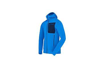 Image of Norrona Falketind Power Grid Hooded Jacket - Mens, Skydiver, Medium, 1810-23-2336-M