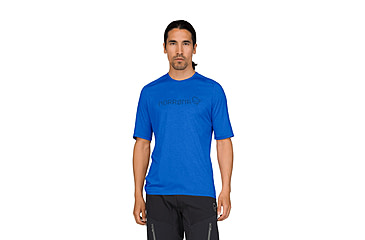 Image of Norrona Fjora Equaliser Lightweight T-Shirt - Mens, Skydiver, Large, 2233-25-2336-L