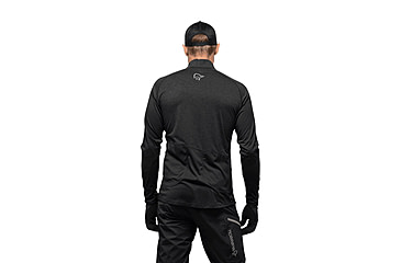 Image of Norrona Fjora Equaliser Long Sleeve Zip Top - Mens, Caviar, Small, 2214-21-7718-S