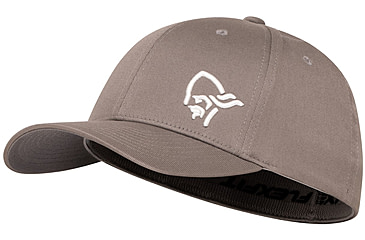 Image of Norrona Flexfit Cap, Pale Grey, Large/Extra Large, 3420-18-8006-L/XL