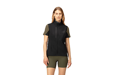 Image of Norrona Senja Aero 90 Vest - Womens, Caviar, Medium, 5823-23-7718-M