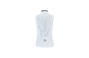 Image of Norrona Senja Aero 90 Vest - Womens, Snow White, Medium, 5823-23-9928-M