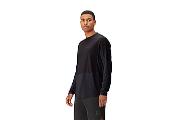 Image of Norrona Senja Equaliser Lightweight Long Sleeve Shirt - Mens, Caviar, Large, 5820-23-7718-L
