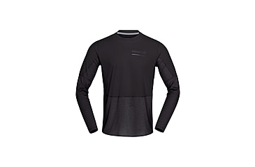 Image of Norrona Senja Equaliser Lightweight Long Sleeve Shirt - Mens, Caviar, Large, 5820-23-7718-L