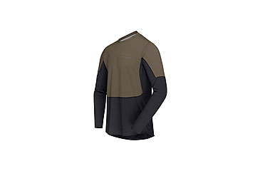 Image of Norrona Senja Equaliser Lightweight Long Sleeve Shirt - Mens, Olive Night, Extra Large, 5820-23-3301-XL