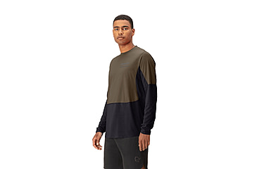 Image of Norrona Senja Equaliser Lightweight Long Sleeve Shirt - Mens, Olive Night, Extra Large, 5820-23-3301-XL
