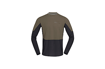 Image of Norrona Senja Equaliser Lightweight Long Sleeve Shirt - Mens, Olive Night, Extra Large, 5820-23-3301-XL