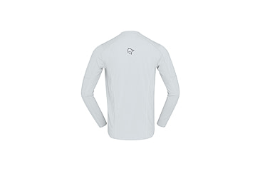 Image of Norrona Senja Equaliser Lightweight Long Sleeve Shirt - Mens, Snow White, Extra Large, 5820-23-9928-XL