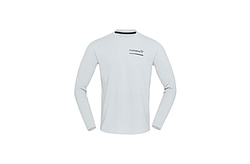 Image of Norrona Senja Equaliser Lightweight Long Sleeve Shirt - Mens, Snow White, Extra Large, 5820-23-9928-XL
