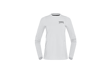 Image of Norrona Senja Equaliser Lightweight Long Sleeve Shirt - Womens, Snow White, Large, 5824-23-9928-L
