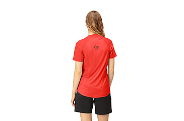 Image of Norrona Senja Equaliser Lightweight T-Shirt - Womens, Arednalin, Large, 5807-23-5630-L