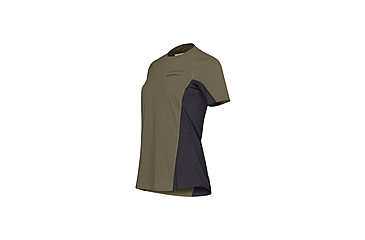Image of Norrona Senja Equaliser Lightweight T-Shirt - Womens, Olive Night, Medium, 5807-23-3301-M