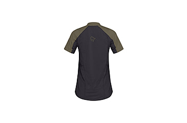 Image of Norrona Senja Equaliser Lightweight T-Shirt - Womens, Olive Night, Medium, 5807-23-3301-M