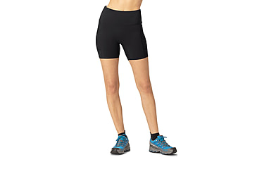 Image of Norrona Senja Equaliser Stretch 6in Tights - Womens, Caviar, Medium, 5825-23-7718-M