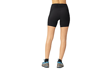 Image of Norrona Senja Equaliser Stretch 6in Tights - Womens, Caviar, Medium, 5825-23-7718-M