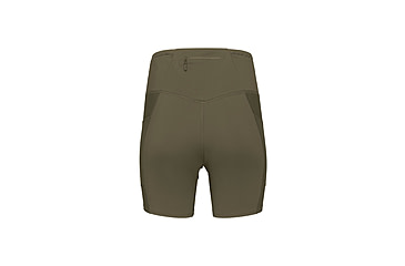 Image of Norrona Senja Equaliser Stretch 6in Tights - Womens, Olive Night/Caviar, Extra Small, 5825-23-3329-XS