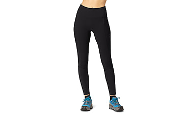 Image of Norrona Senja Equaliser Stretch Tights - Womens, Caviar, Large, 5808-23-7718-L