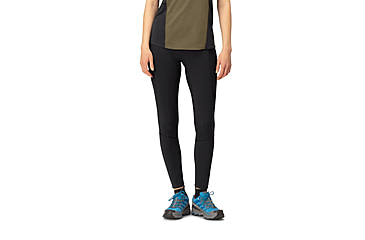 Image of Norrona Senja Equaliser Stretch Tights - Womens, Caviar, Large, 5808-23-7718-L