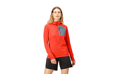 Image of Norrona Senja Warm1 Hoodie - Womens, Arednalin, Medium, 5822-23-5630-M