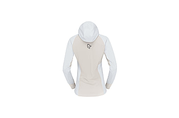 Image of Norrona Senja Warm1 Hoodie - Womens, Snow White, Large, 5822-23-9928-L