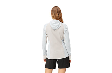 Image of Norrona Senja Warm1 Hoodie - Womens, Snow White, Large, 5822-23-9928-L