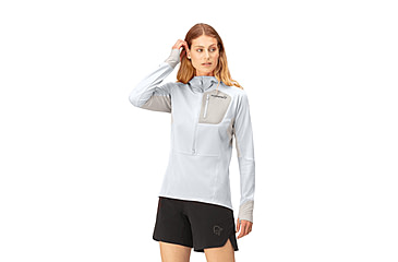 Image of Norrona Senja Warm1 Hoodie - Womens, Snow White, Large, 5822-23-9928-L