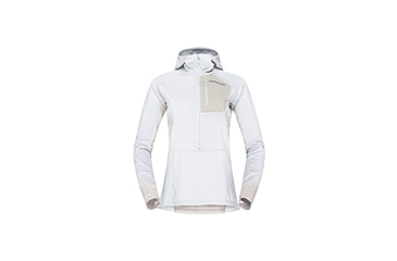 Image of Norrona Senja Warm1 Hoodie - Womens, Snow White, Large, 5822-23-9928-L