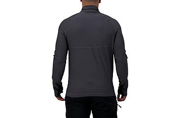 Image of Obermeyer Flex 1/4 Zip Top - Mens, Coal, Small, 29013-20004-S