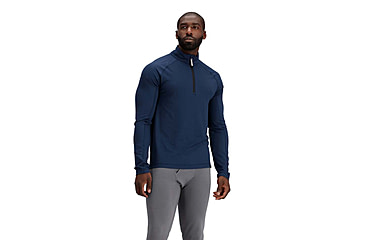 Image of Obermeyer Flex 1/4 Zip Tops - Mens, Admiral, Medium, Regular, 29016-21174-M