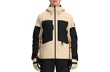 Image of Obermeyer Foraker Shell Jacket - Mens, Barley, Extra Large, 22049-24014-XL