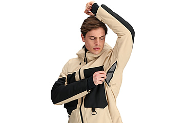 Image of Obermeyer Foraker Shell Jacket - Mens, Barley, Extra Large, 22049-24014-XL