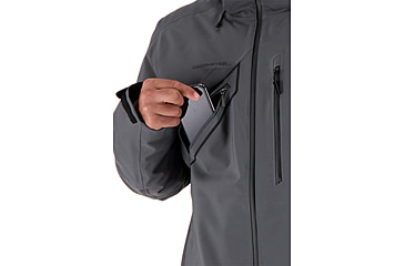 Image of Obermeyer Foraker Shell Jacket - Mens, Coal, Small, 22045-20004-S