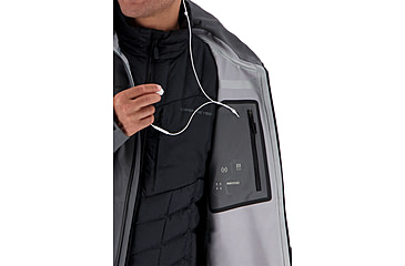 Image of Obermeyer Foraker Shell Jacket - Mens, Coal, Small, 22045-20004-S